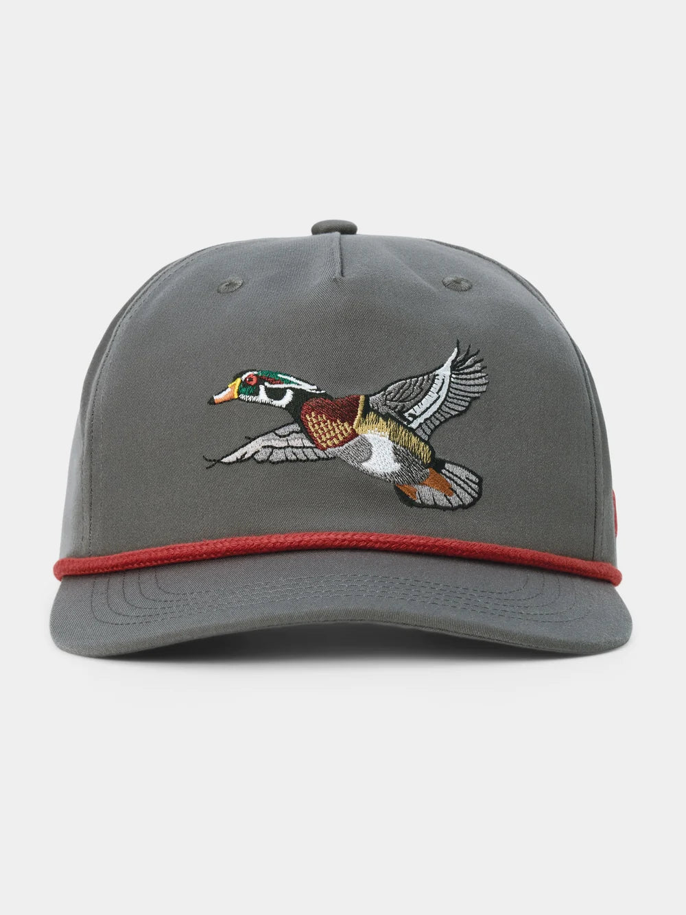 Duck Camp Grandpa Hat Wood Duck Charcoal