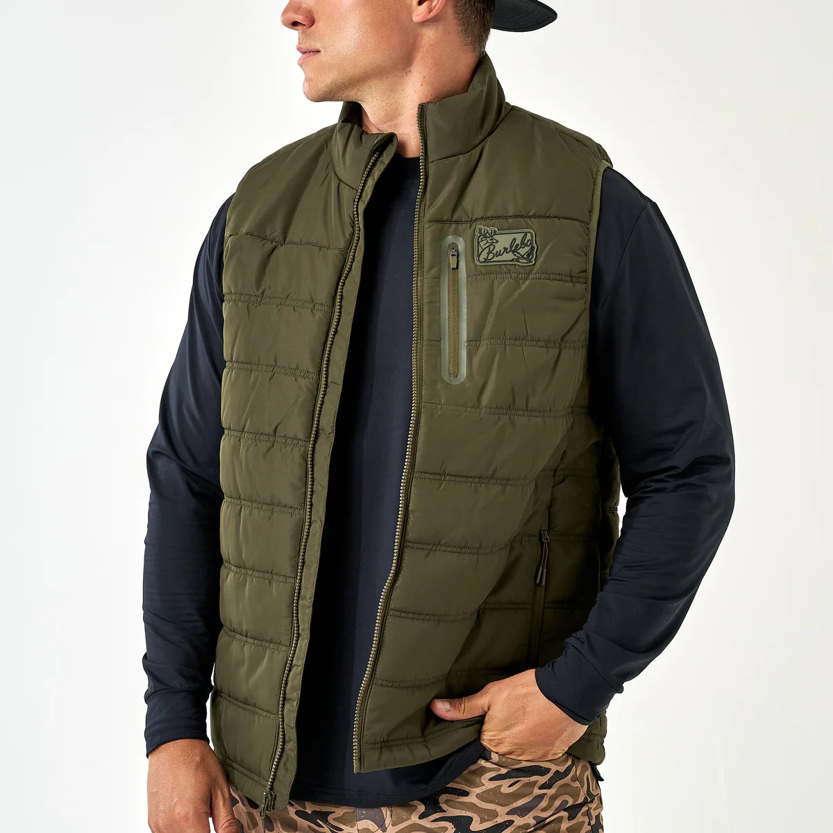Burlebo Puffer Vest Mallard Green