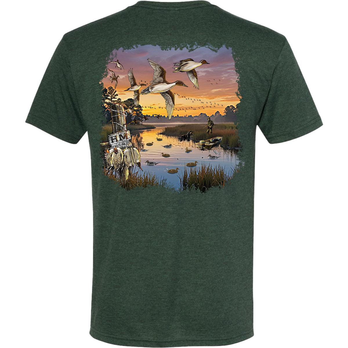 Hurricane Marsh Pintail Sunrise T-shirt