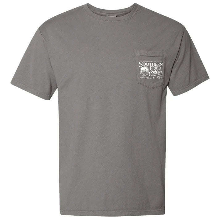 Southern Fried Cotton United We Stand Tee in Color Concrete