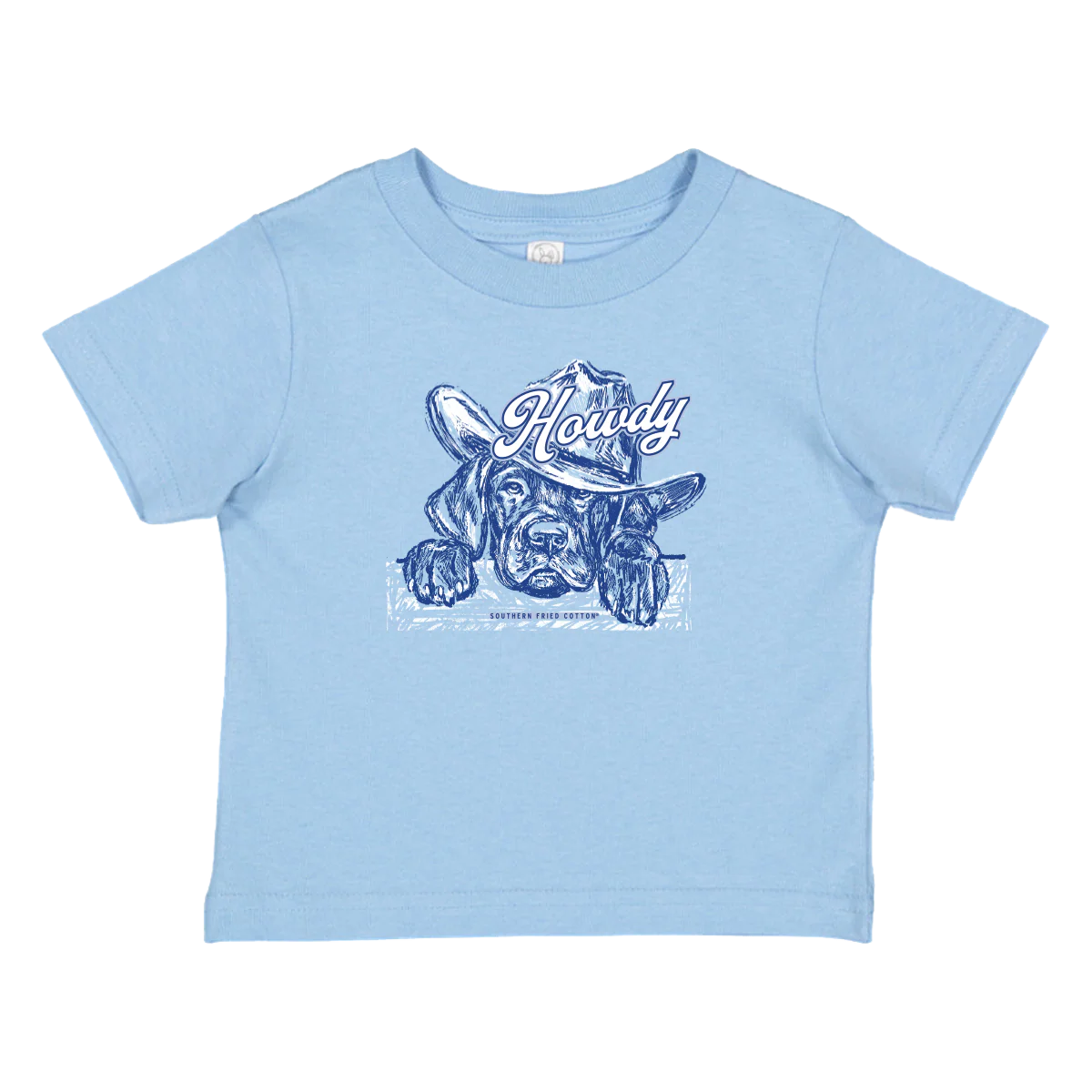 Southern Fried Cotton Howdy Y'all Toddler T-shirt