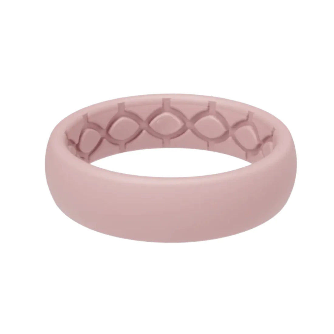 Groove Life the Single Injection Rose Quartz Silicone Ring