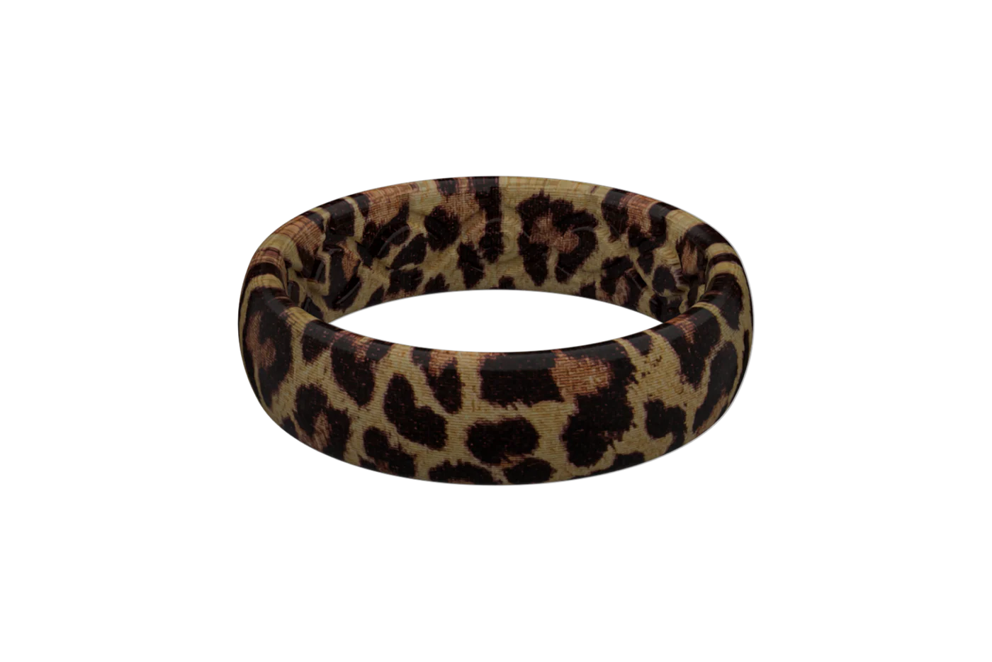 Groove Thin Aspire Leopard Ring