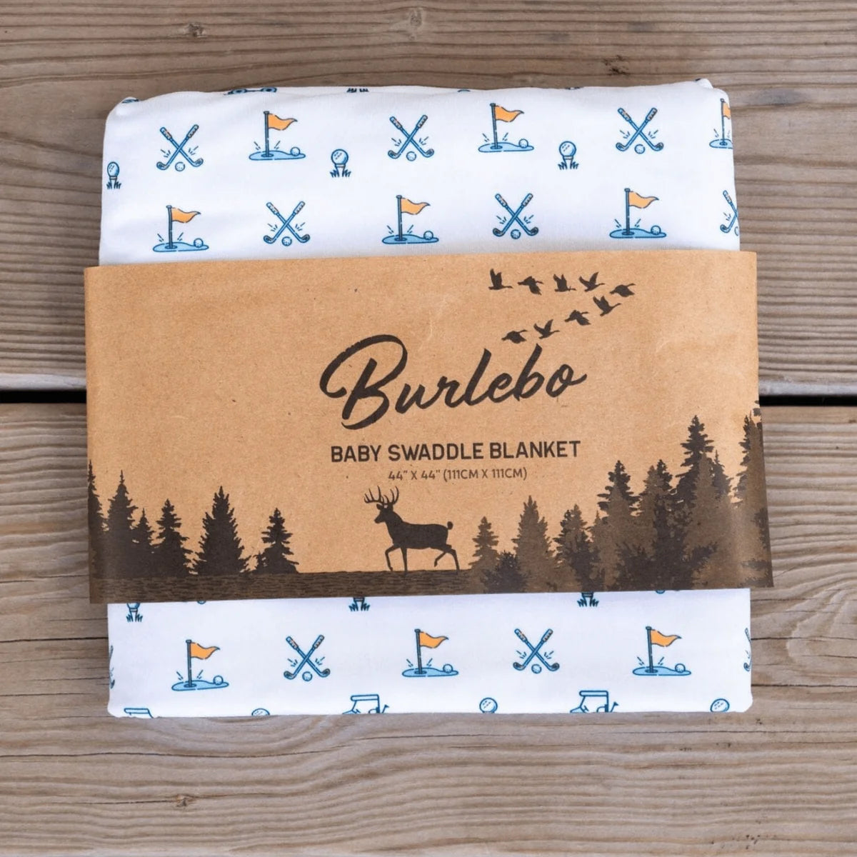 Burlebo Hole in One Swaddle Blanket