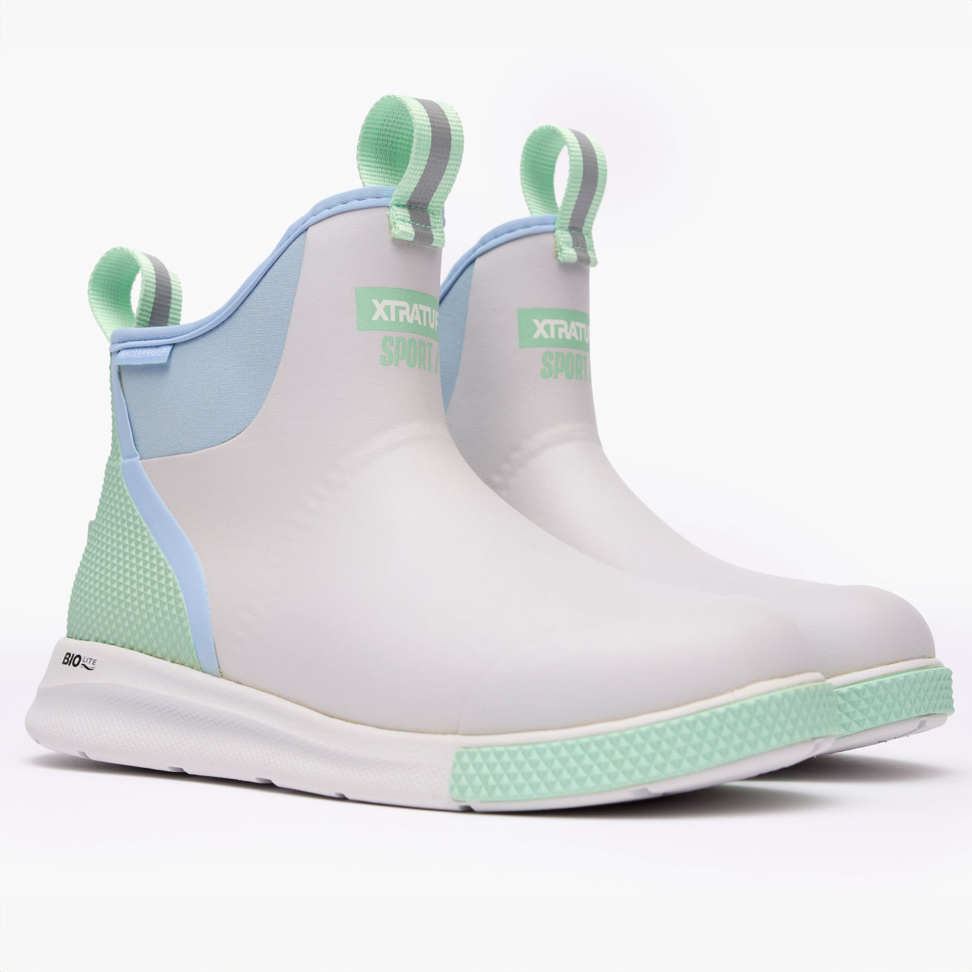 Women's XtraTuf Ankle Deck Boot Sport-Cloud Multi