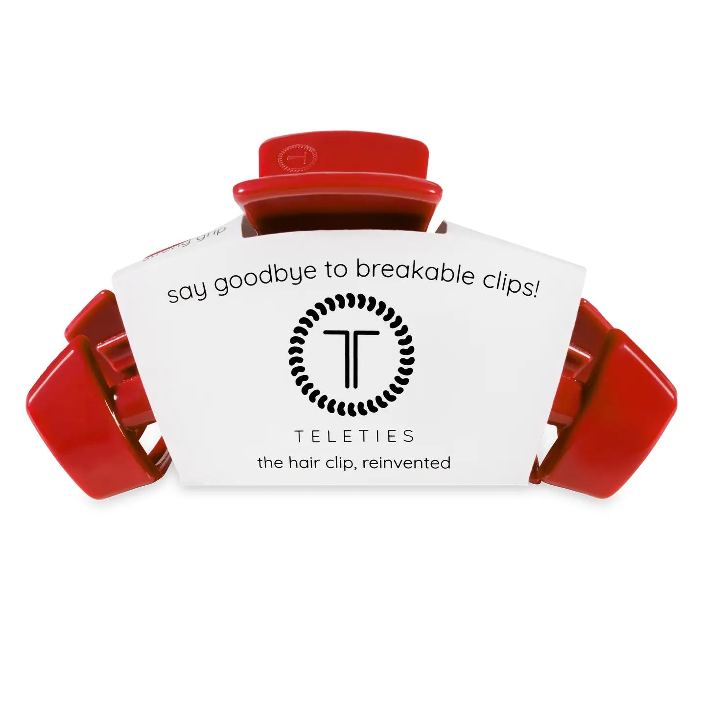 Teletie Classic Large Hair Clip Red Carpet Ready