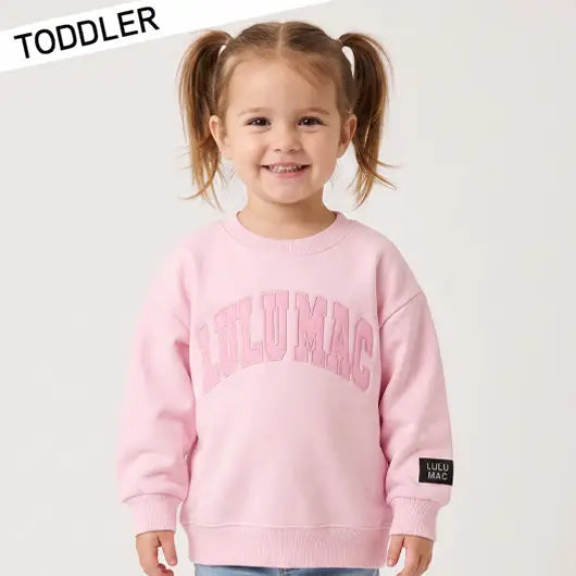 Lulu Mac Pink Toddler Sweatshirt