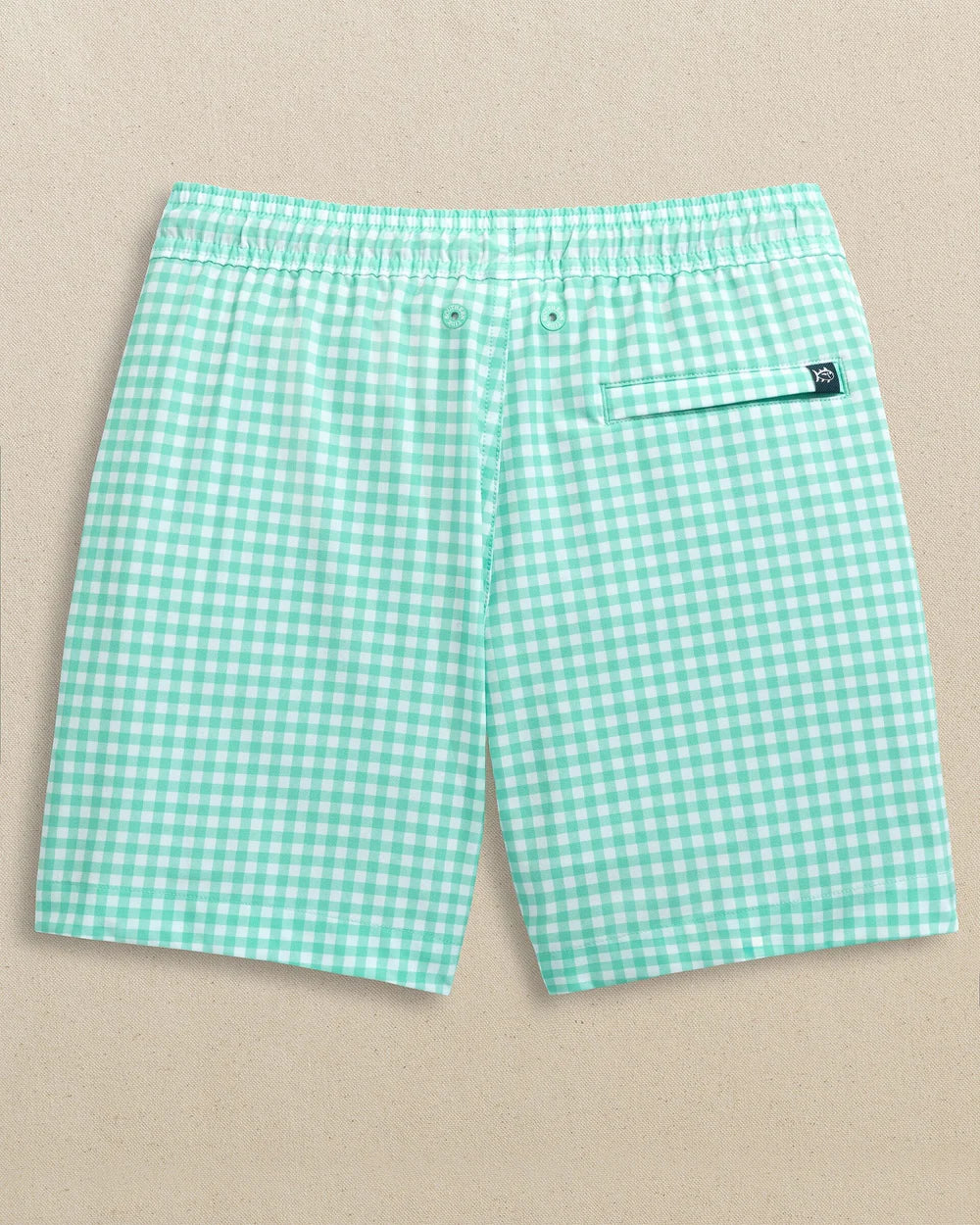 Southern Tide Youth Gingham Swim Trunk Florida Keys