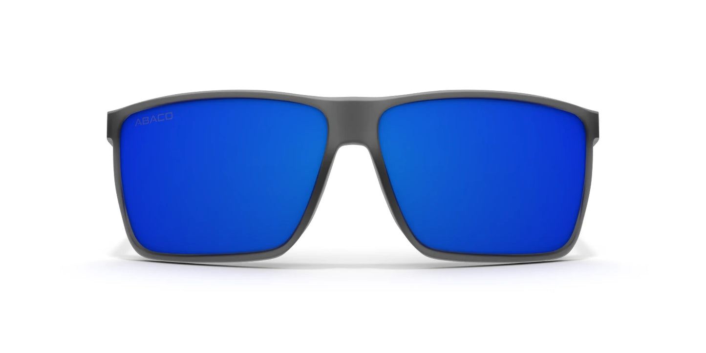 Abaco Sunglasses Crash Boat Matte Grey/Deep Blue