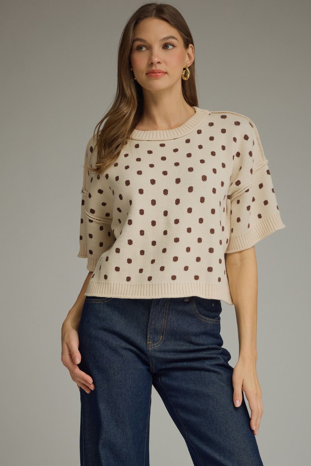 Ecru & Polka Dots by Entro