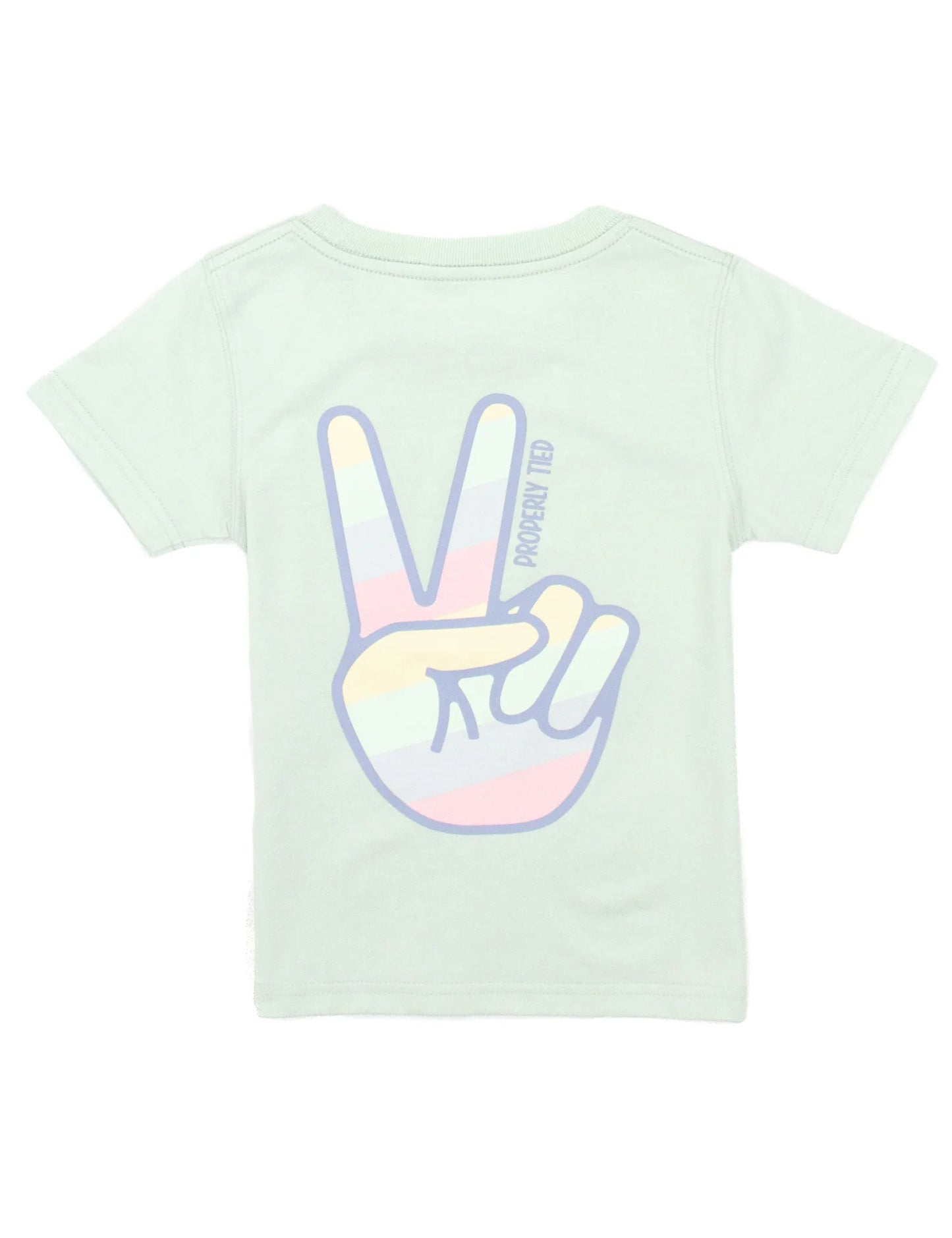 Properly Tied Peace Sign Tee
