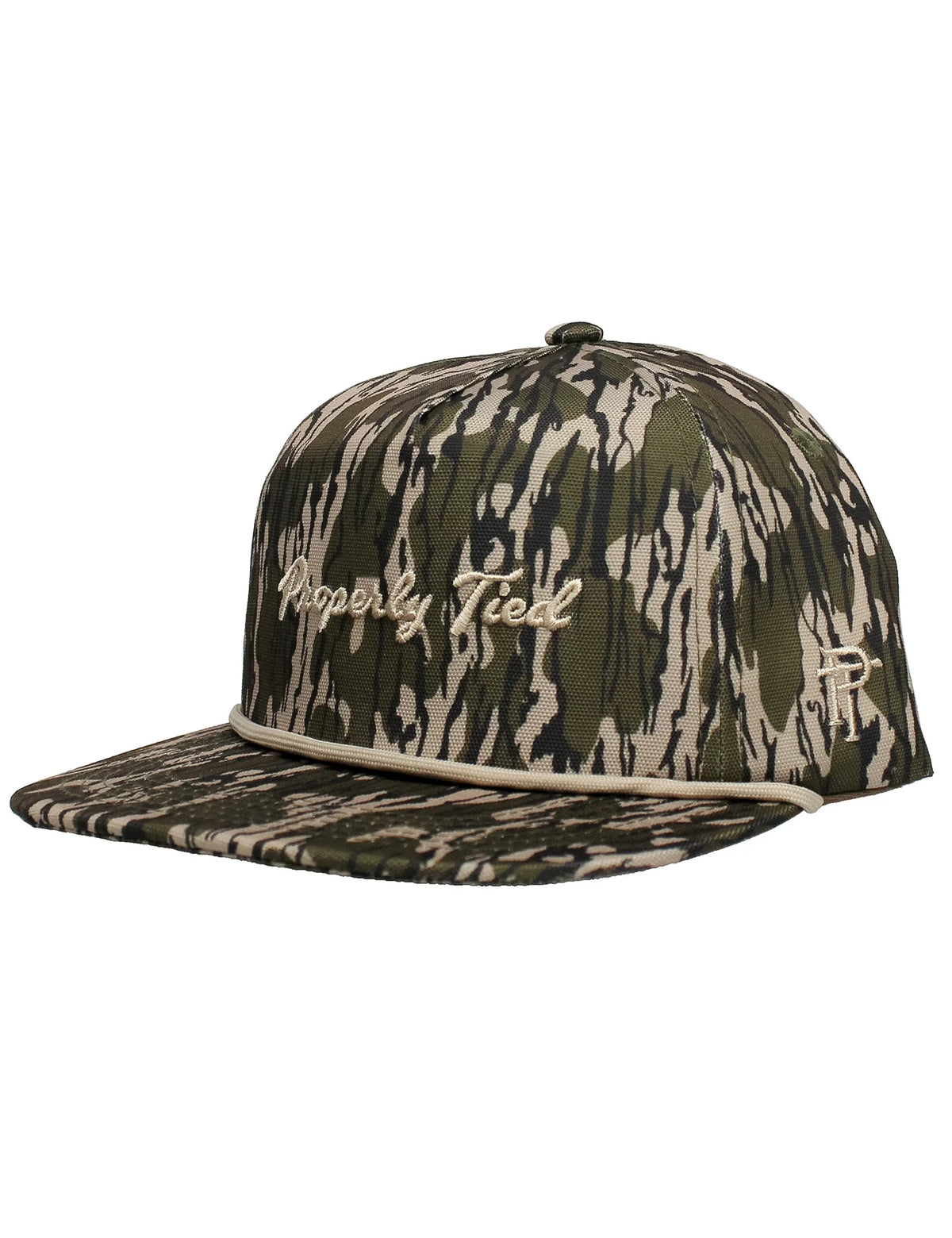 Properly Tied Rope Hat Mossy Oak Bottomland