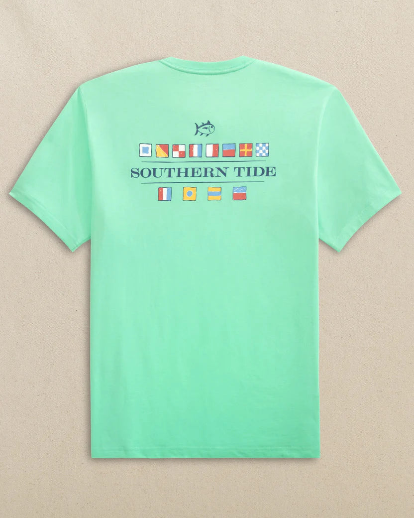 Southern Tide Gulf Shore Nautical Flags Tee