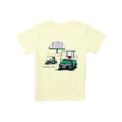 Properly Tied Leaderboard SS Lt Yellow Tee