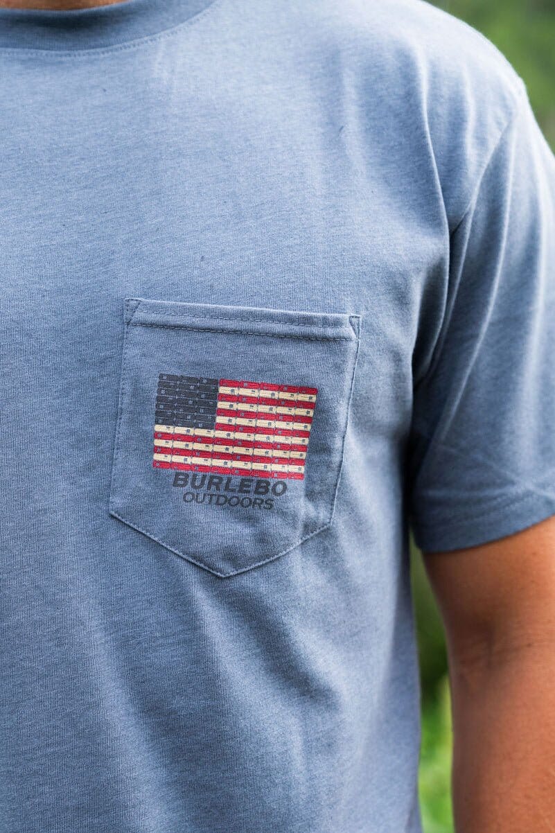 Burlebo Shotgun Shell Flag Tee