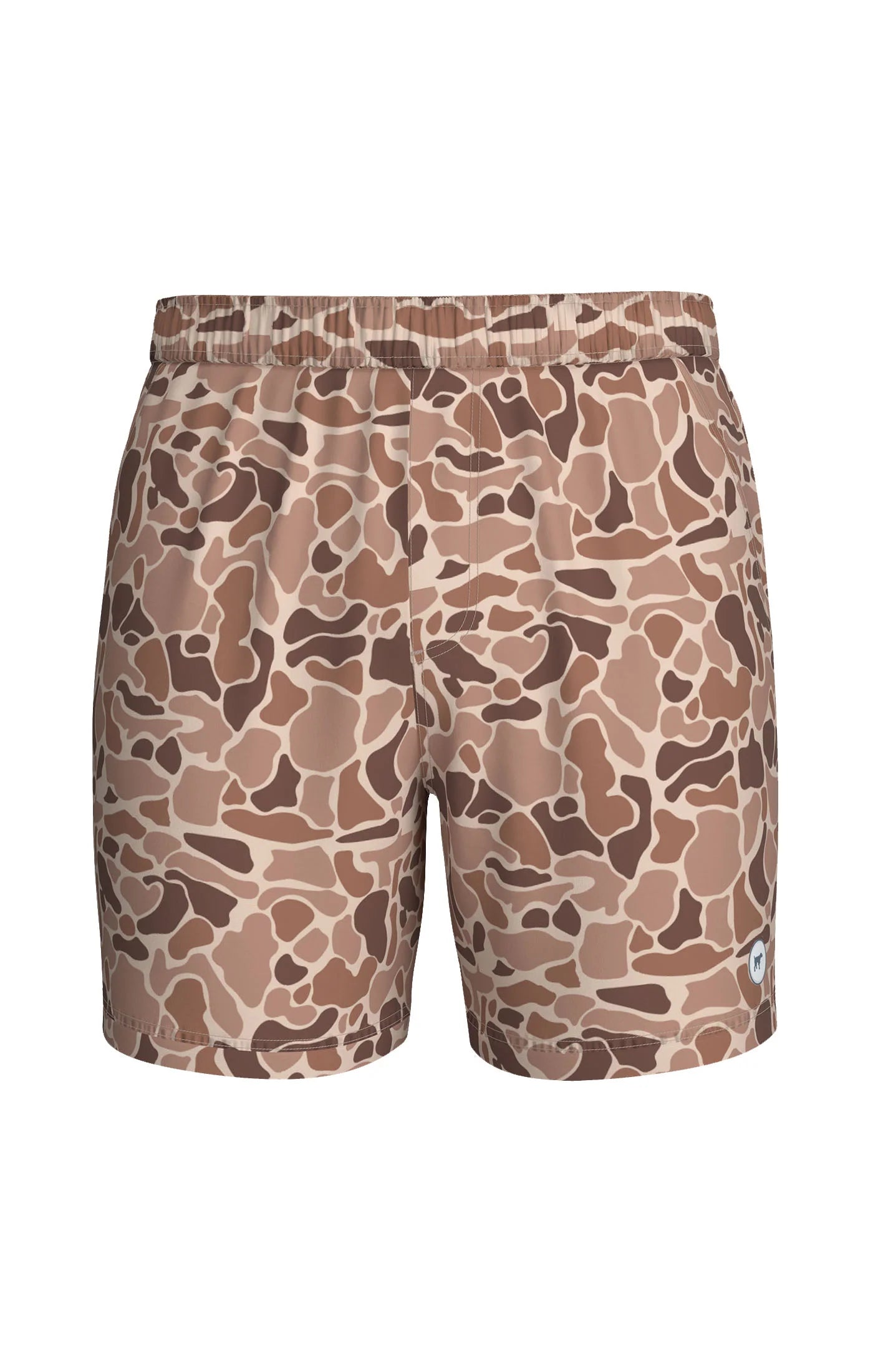 Southern Point Men's Sun Washed Shorts- Camo Tan