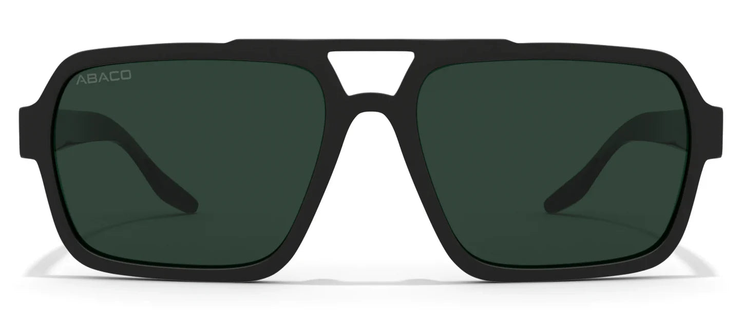 Abaco Sunglasses Matte Black/G15