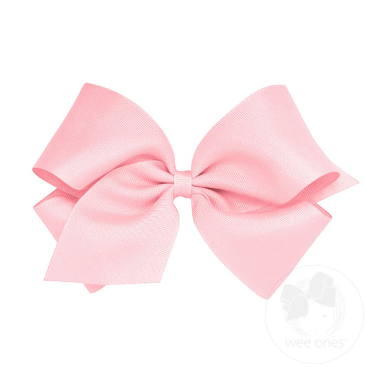 Wee Ones Light Pink Bow Size King