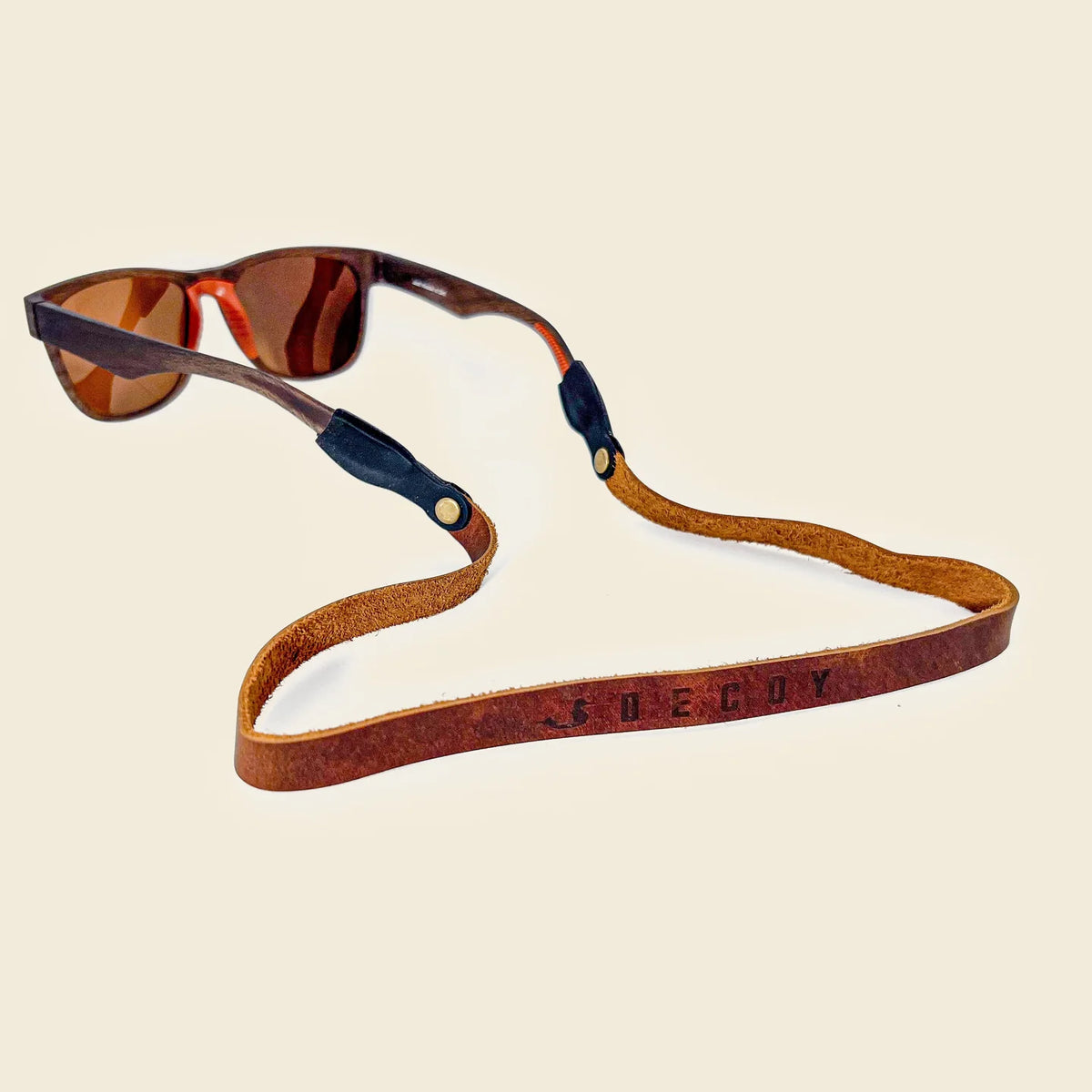Dixie Decoy Leather Sunglass Strap