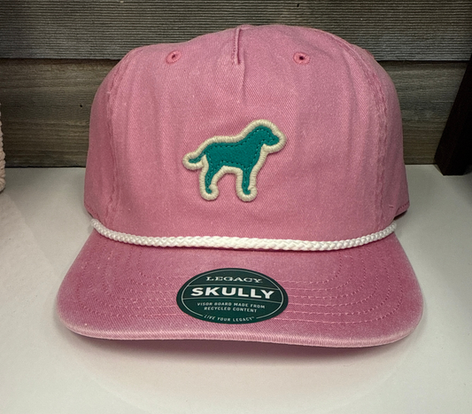 Southern Fried Cotton Teal Hound Hat