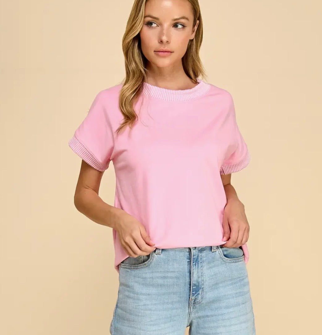 Pretty in Bubblegum Pink Top