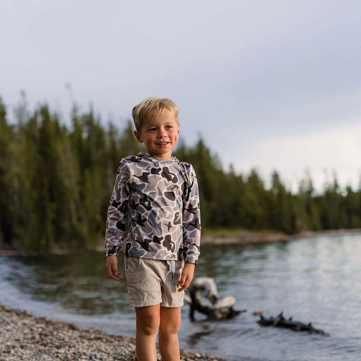Burlebo Performance Mallard Mayhem Camo Youth Hoodie