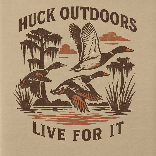 Huck Outdoors Mallards in The Marsh Tee