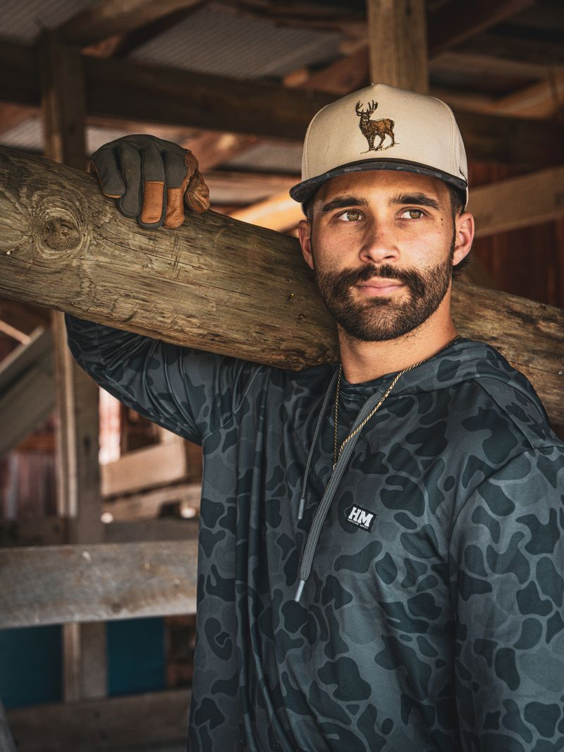 Hurricane Marsh Pursuit Hoodie Gunmetal Camo