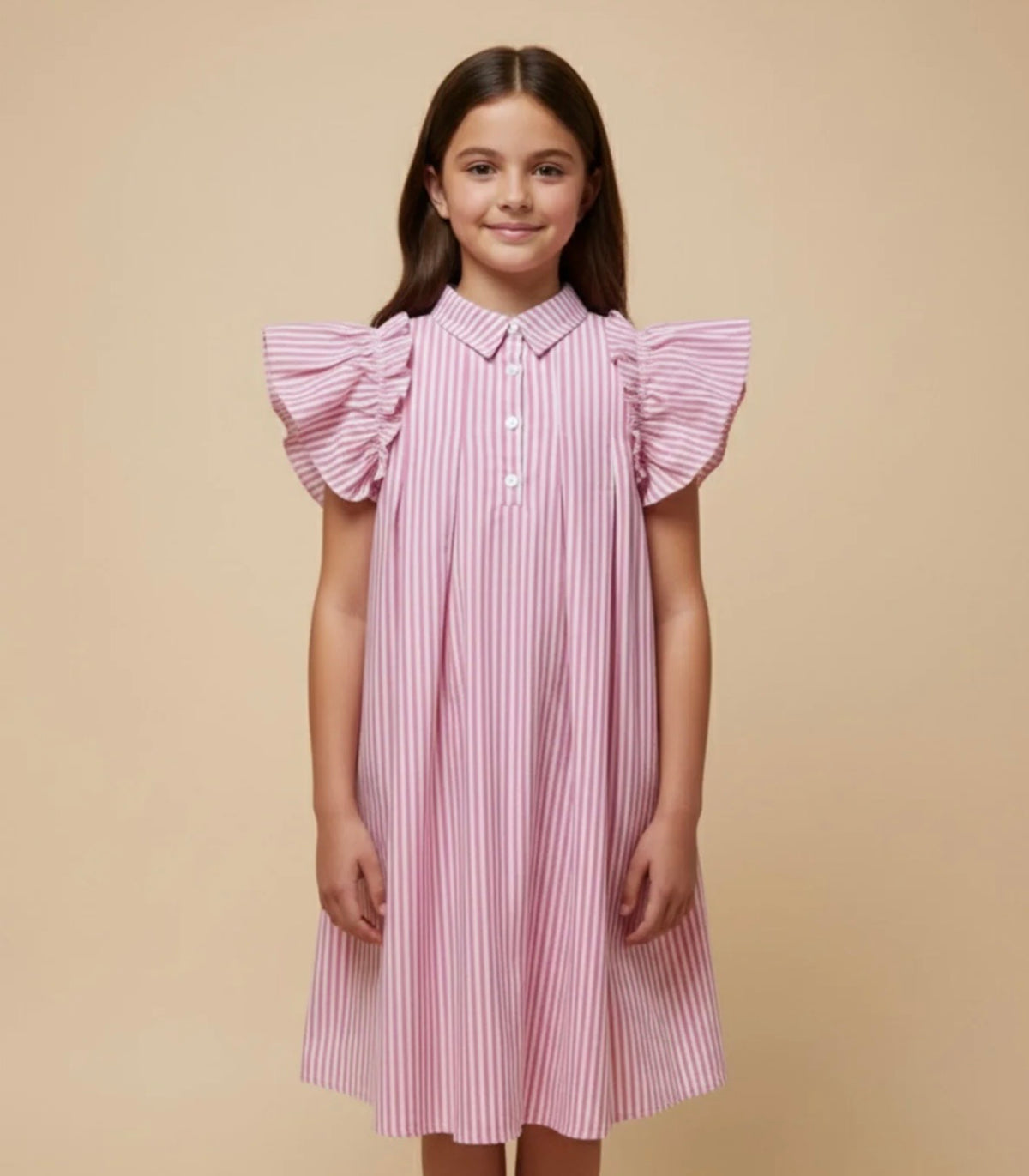 Hayden LA Pink Pinstripe Dress for Girls