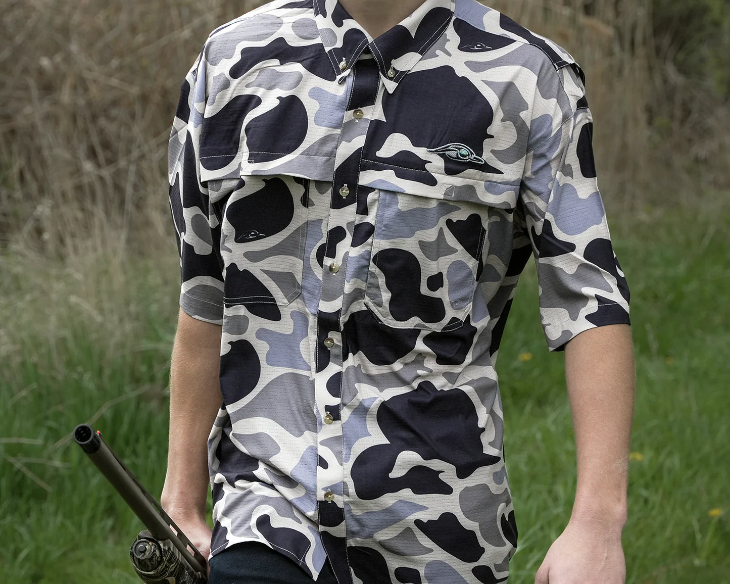 American Flyway Waterfowl AFW Wingshooter's Shirt in Hardwoods II