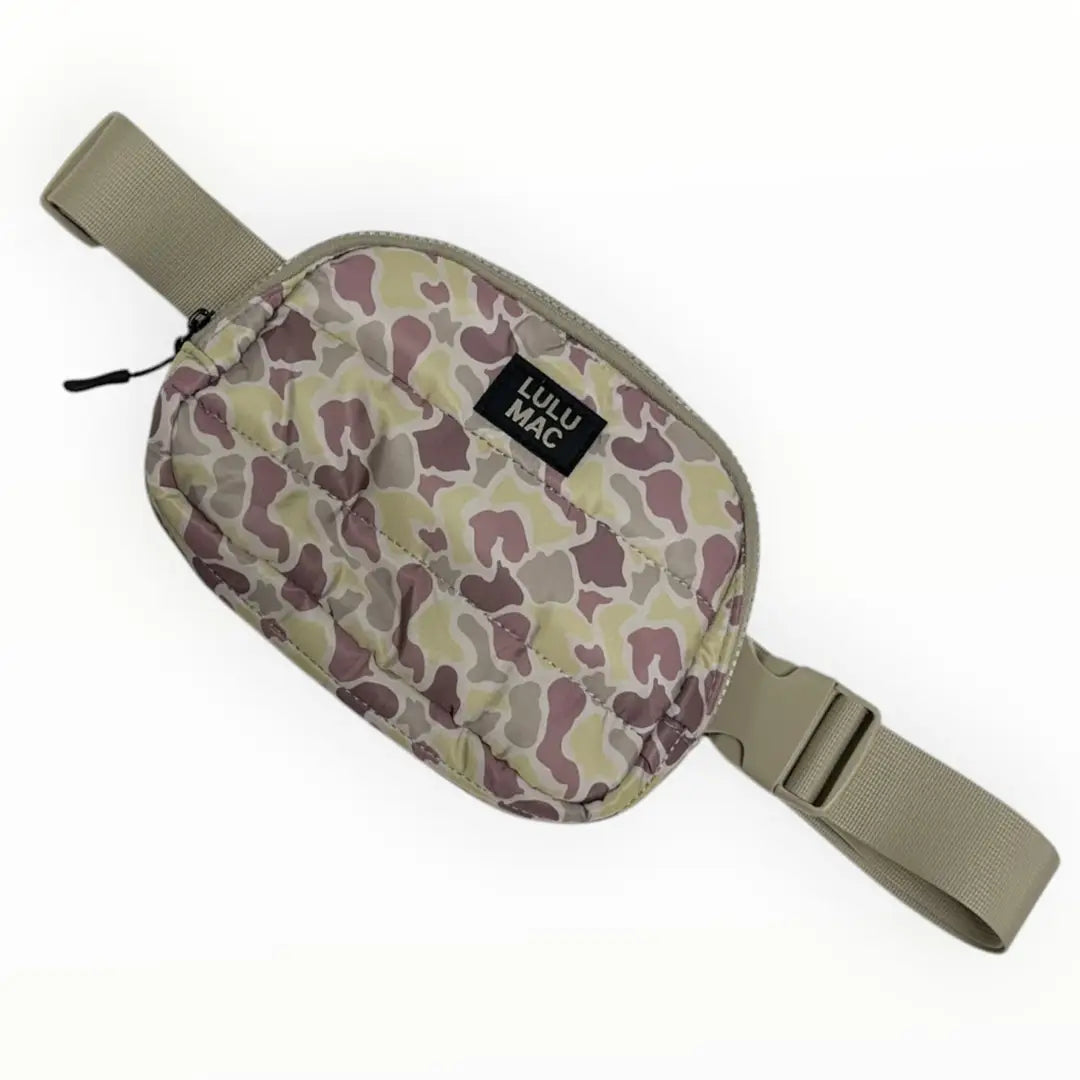 Lulu Mac Puffer Camo Belt Bag