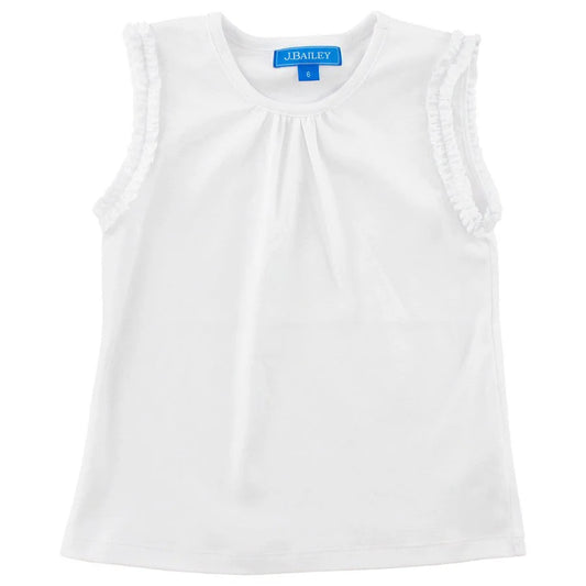 J Bailey White Summer Tee