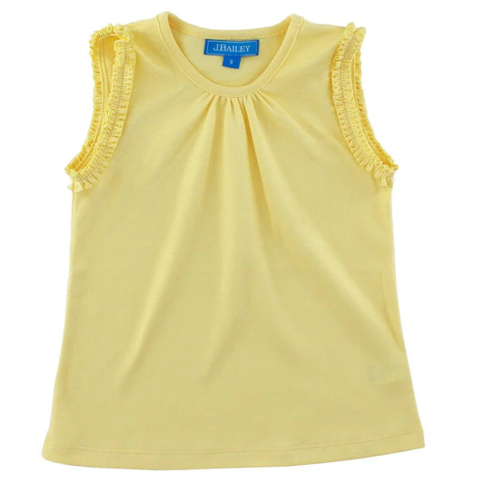 J Bailey Yellow Summer Tee