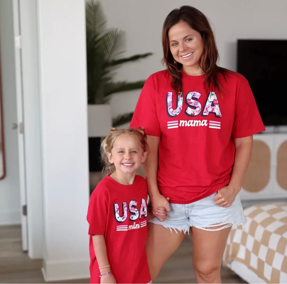USA Mini T-shirt by Jadelynn Brooke