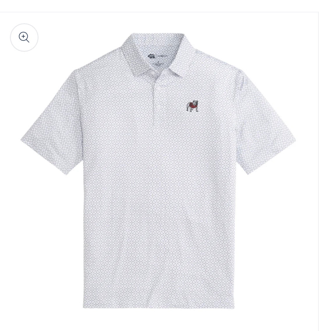 Onward Reserve UGA Standing Bulldog Gameday Printed Polo