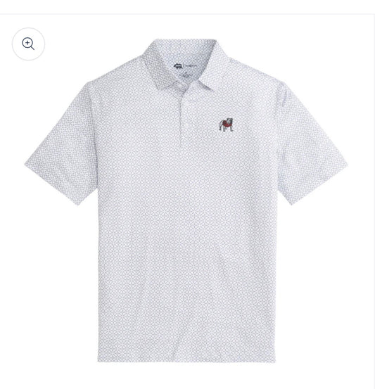 Onward Reserve UGA Standing Bulldog Gameday Printed Polo