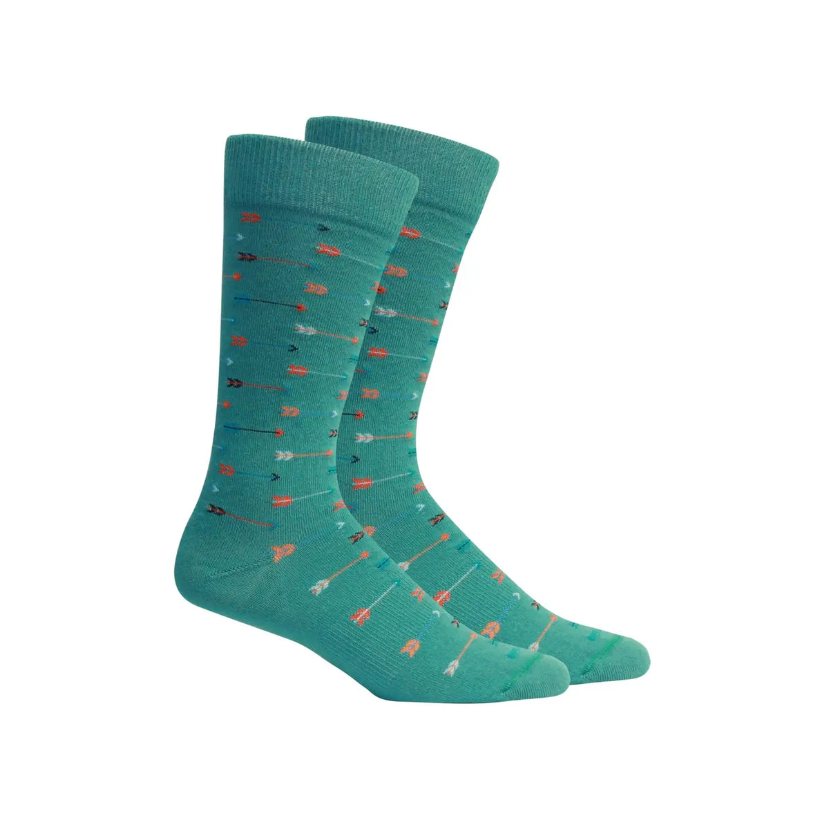 Brown Dog Thunderbird Socks Teal
