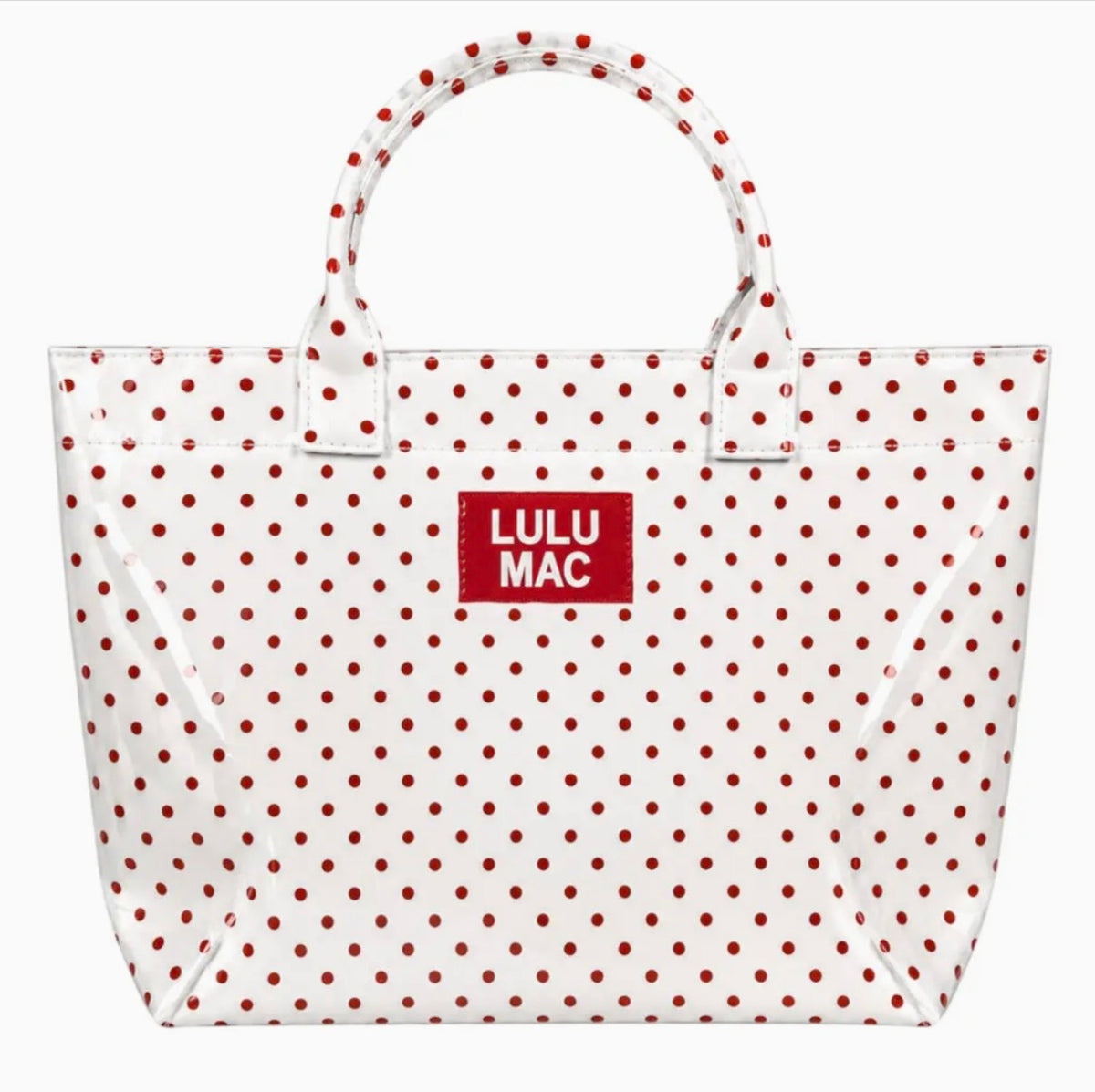 Lulu Mac Red & White Polka Dot Bag
