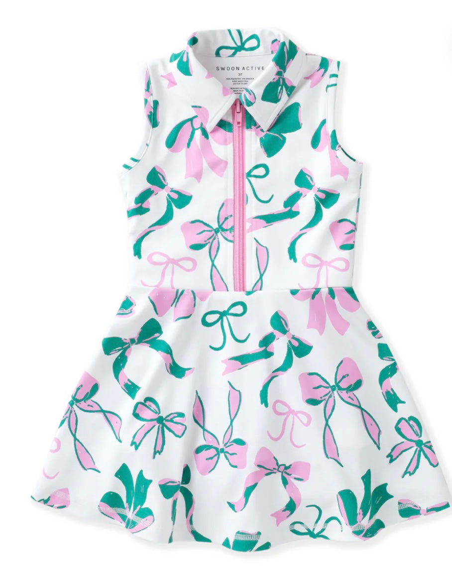 Swoon Country Club Bow Dress