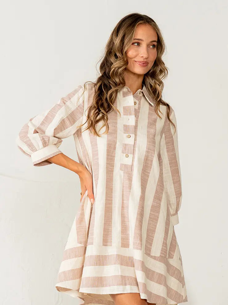 Dress me in Taupe Dress
