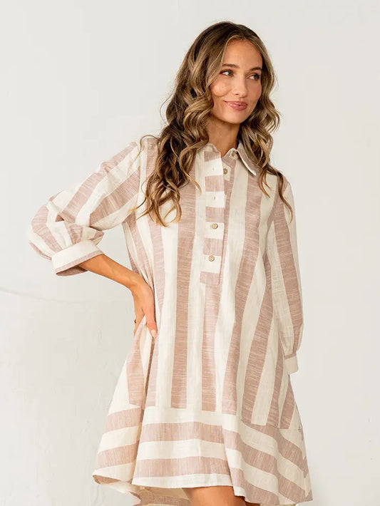Dress me in Taupe Dress