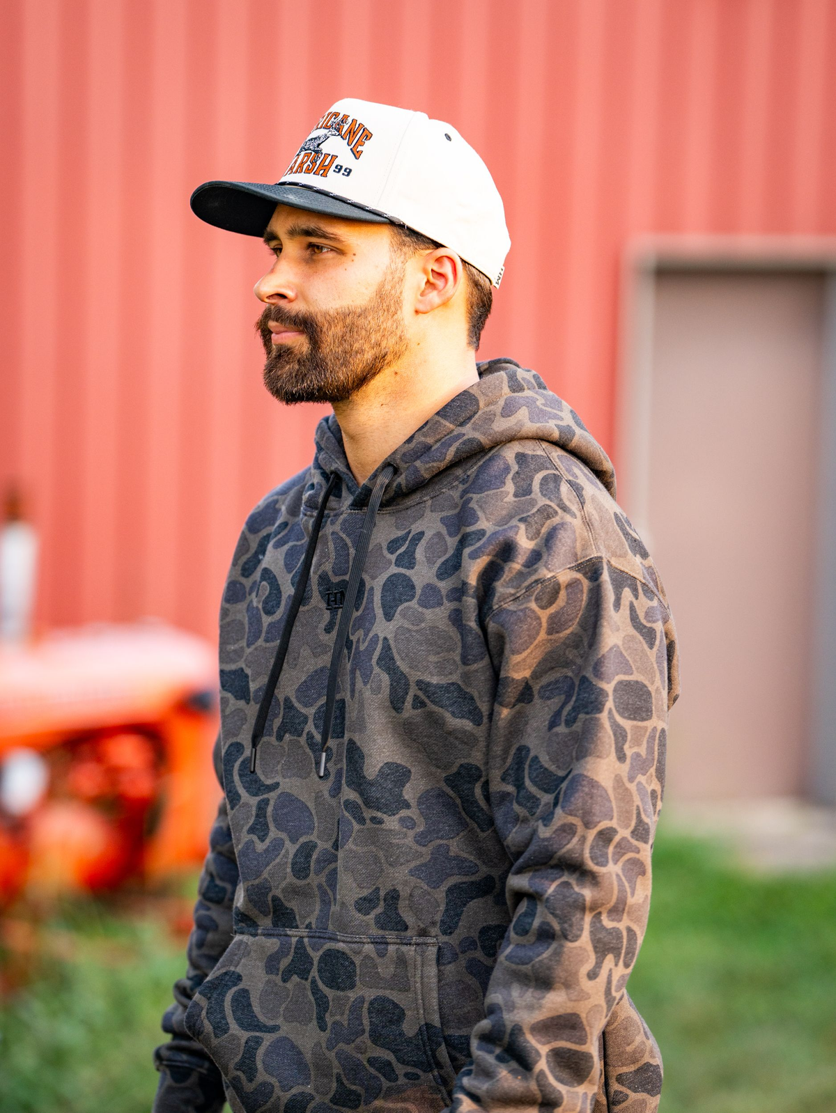Hurricane Marsh Heavyweight Hoodie River Camo