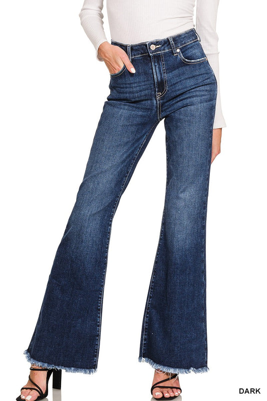 Zenana High Rise Bell Bottom Jeans