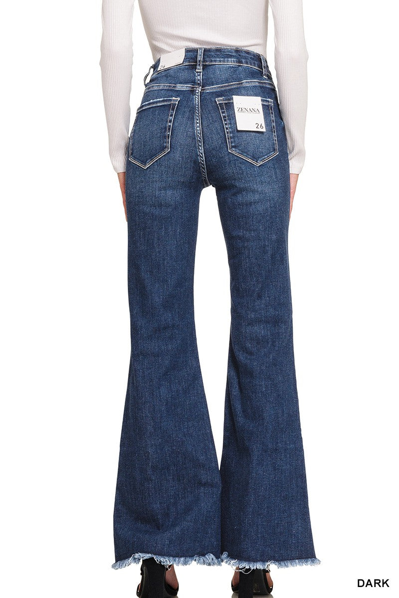 Zenana High Rise Bell Bottom Jeans
