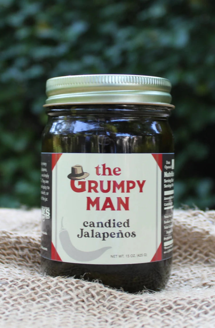 The Grumpy Man Candied Jalapeños