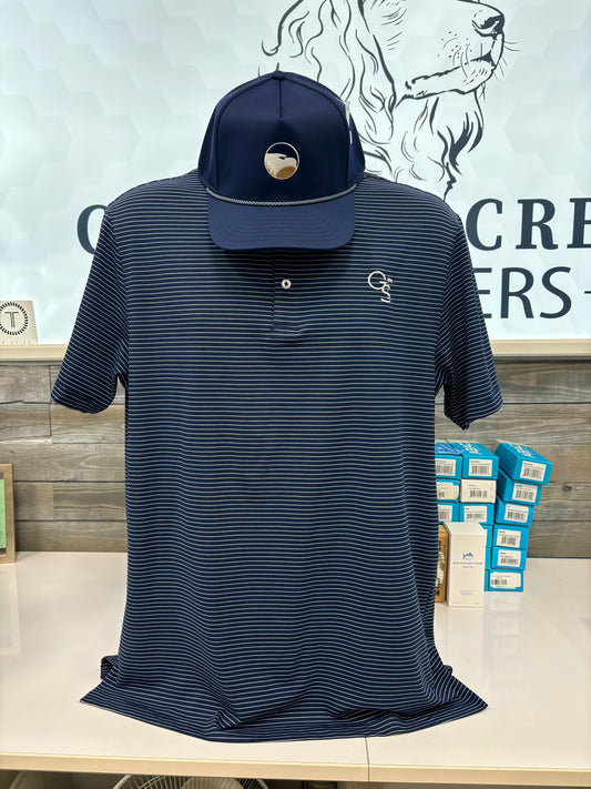 Georgia Southern Polo Navy/Silver