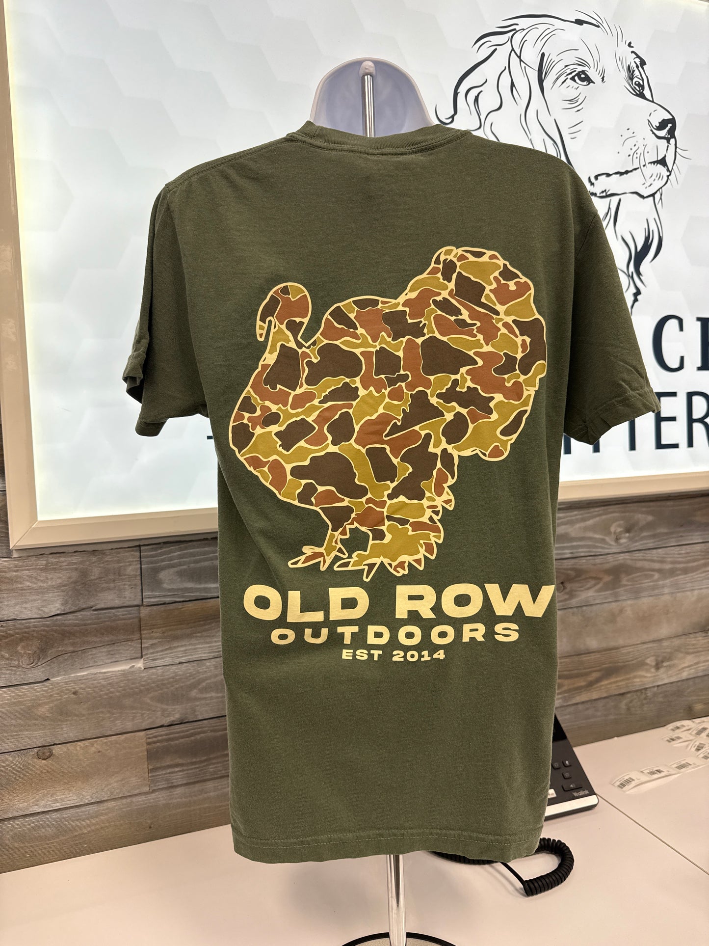Old Row Camo Turkey Pocket Tee