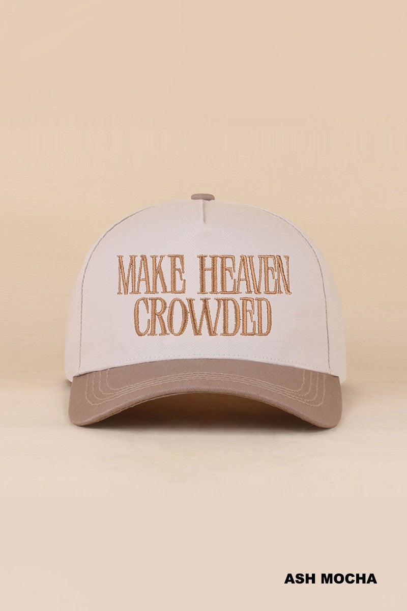 Make Heaven Crowded hat in Ash Mocha
