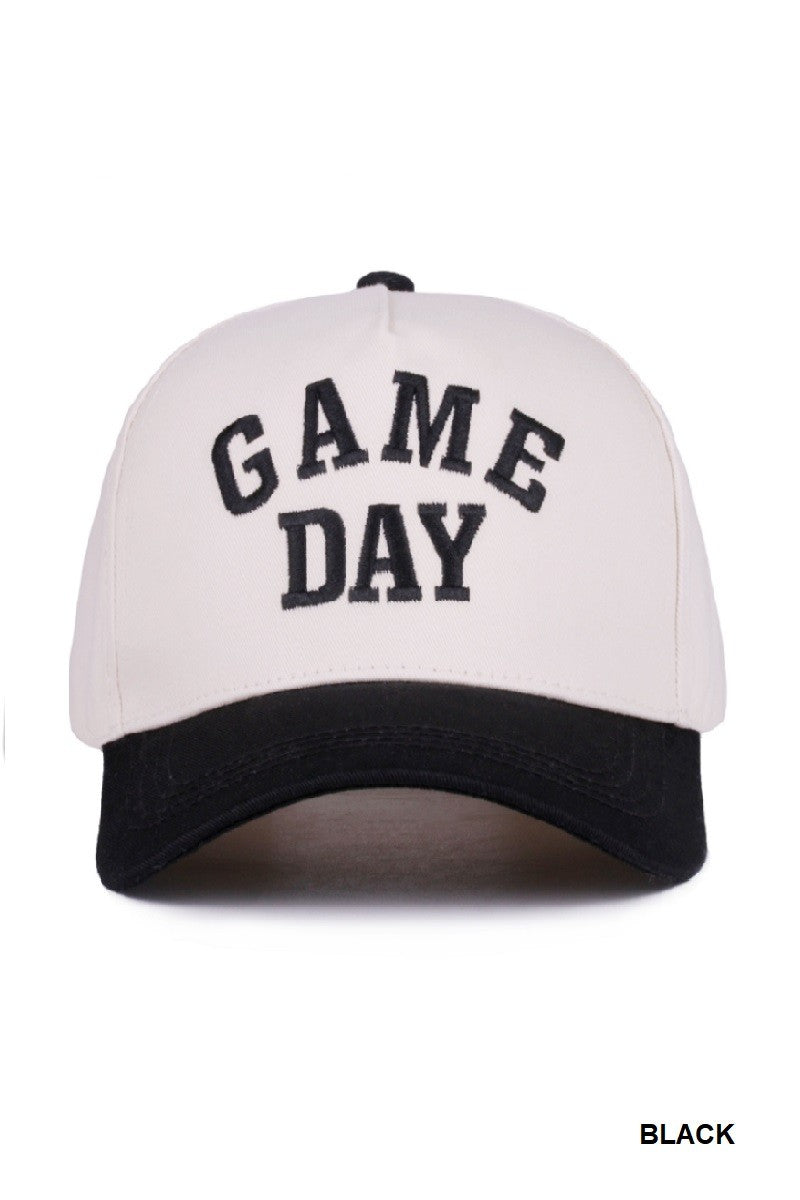 Game Day Hat in Black