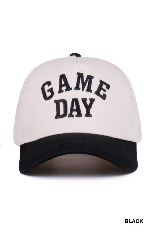 Game Day Hat in Black
